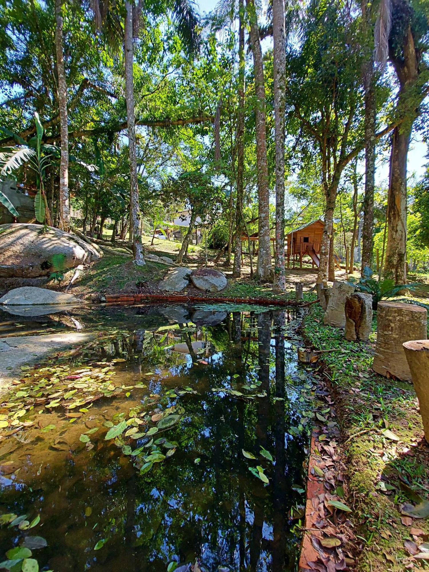 Pousada Sitio Olho D'Agua บอมบินญัส ภายนอก รูปภาพ